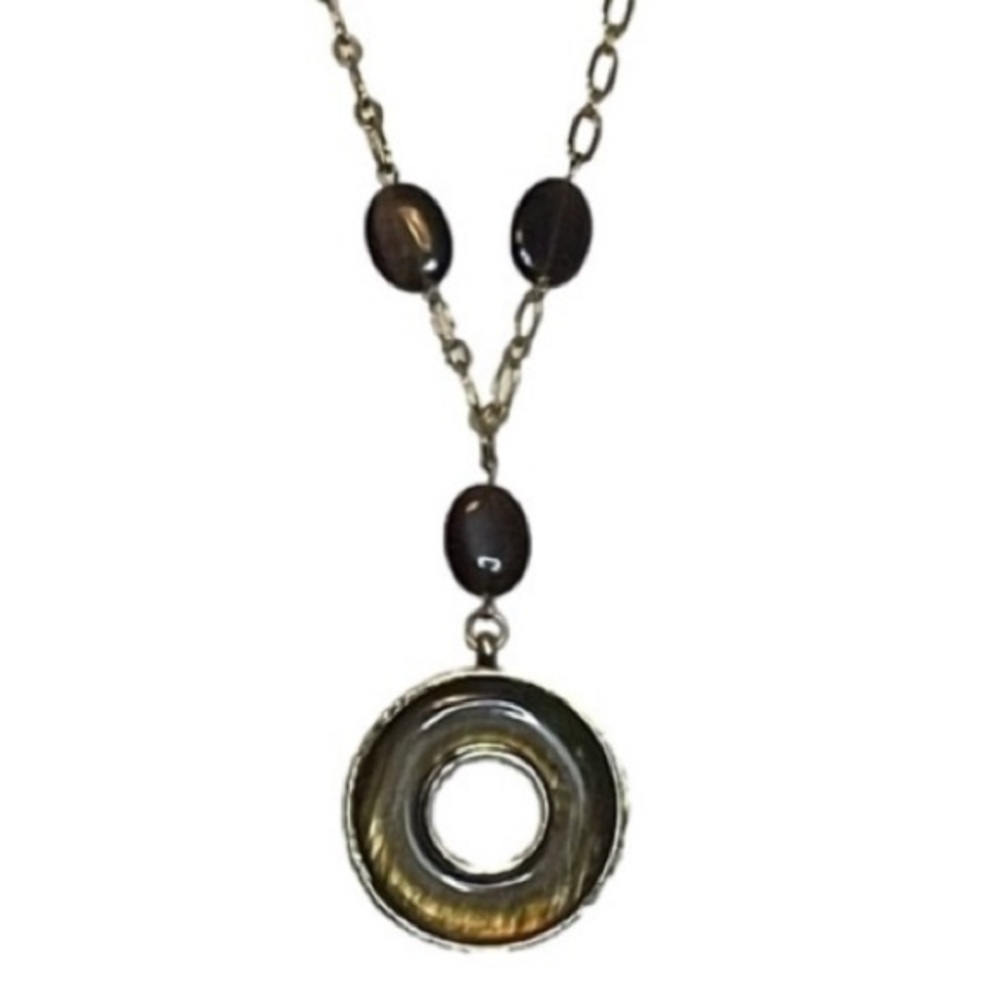 Lariat Style Necklace 24” Gold Tone